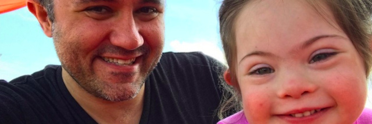 The Emotions I Experienced After My Daughter's Down Syndrome Diagnosis Dad and daughter