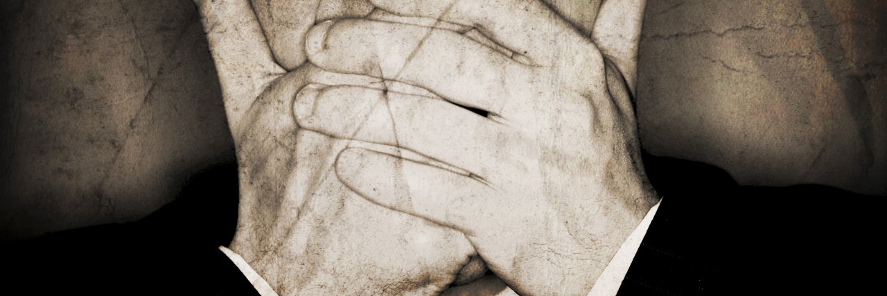 Why You Shouldn't Casually Use the Word 'Depressed' Businessman is being silenced by placing hands over his mouth