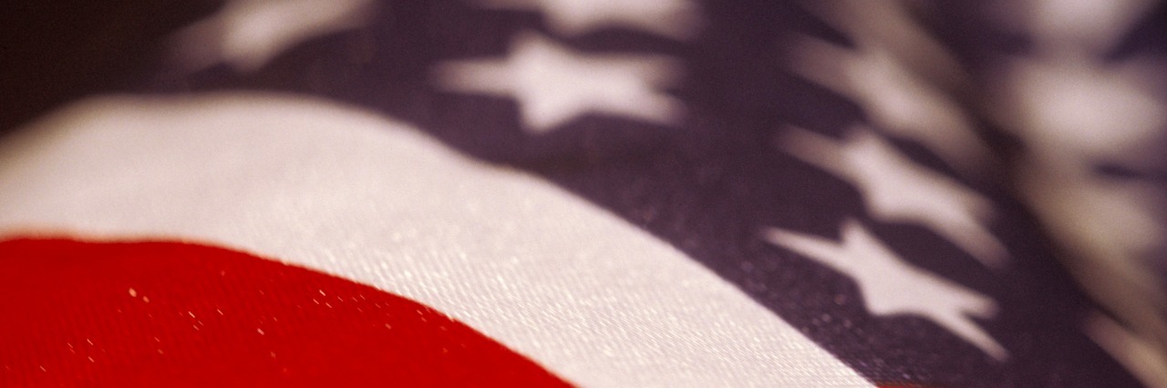 Having Anxiety About the Presidential Election American Flag