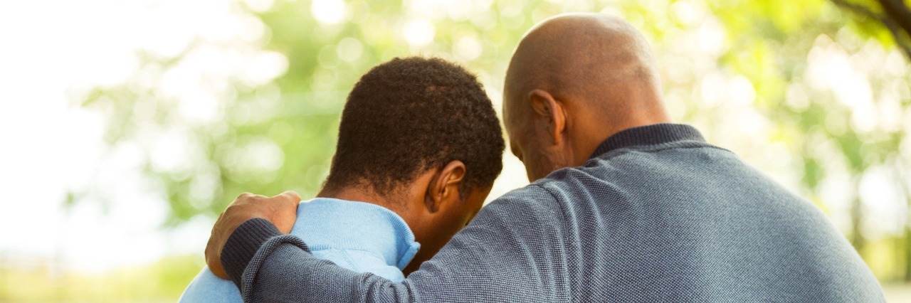 Loved Ones Start 'Safe Space' Center After Friend's Suicide Father and son