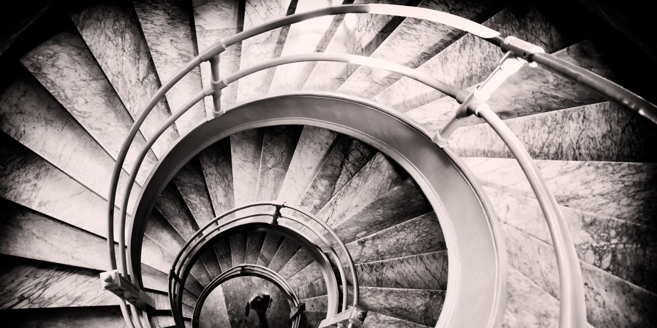 "The hardest part of spiraling down is that desperate climb back up. 