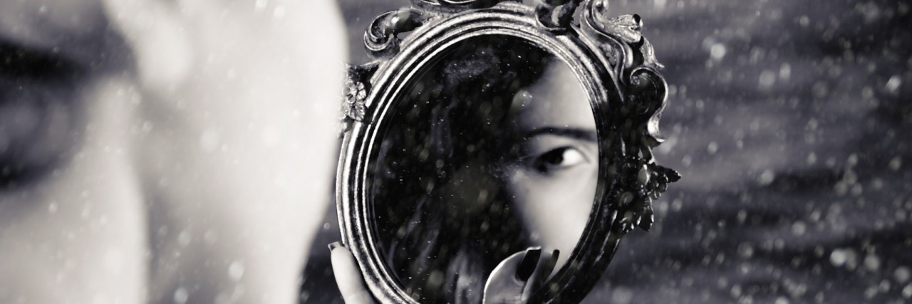 A Poem From a Suicide Attempt Survivor: The Mirror Girl watching mirror