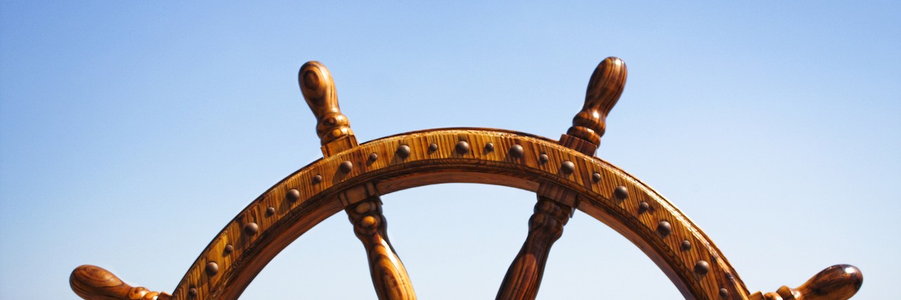 Taking Back Control During Eating Disorder Recovery a steering wheel and the sea