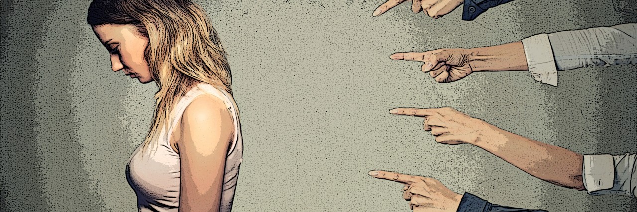 Judgments About My Disability Make It Hard to Be Myself Woman feeling judged.