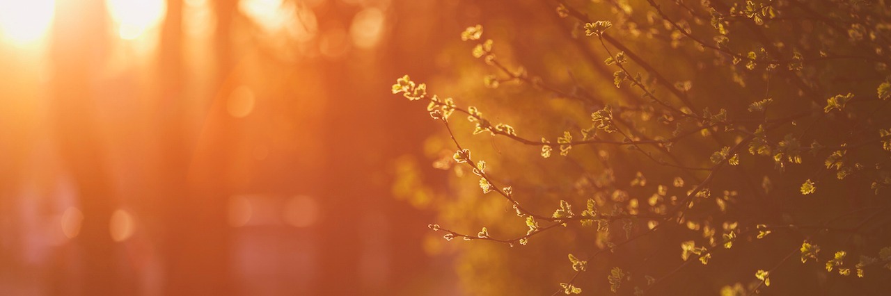 Living With Depression: When It's Easier to Hide sidewalk in town with sunset light