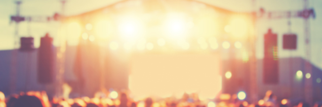 How Music Helps Me Manage Life With Charcot-Marie-Tooth Disease Concert crowd.