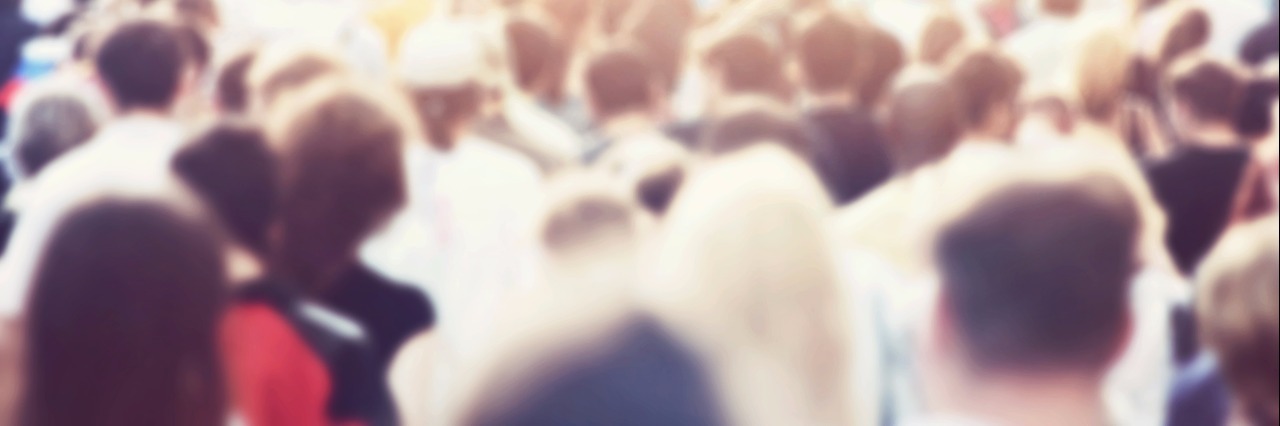 Letter to Friends and Family Who Experience My Anxiety Crowd of people.