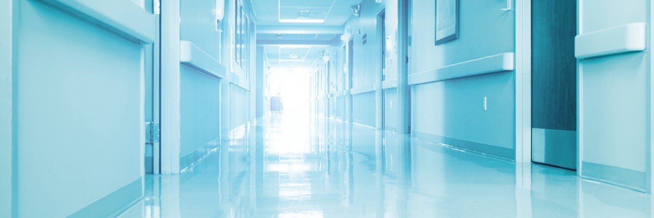 How to Spend Thanksgiving in a Psychiatric Hospital Empty Corridor In Modern Hospital