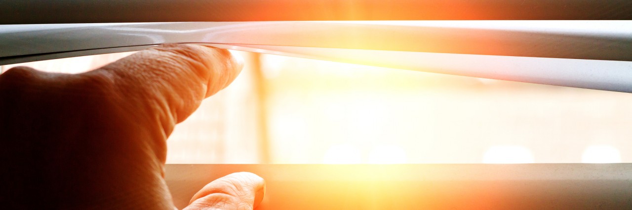 A Thank You Letter to My Therapist and All Therapists Bright sun shining through a jalousie