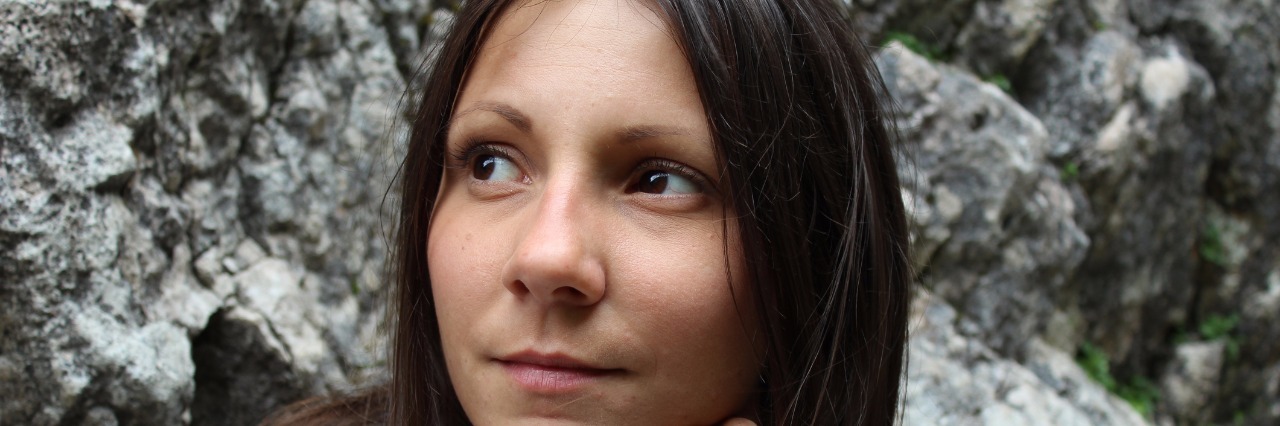 Short-Term Memory Loss of Functional Neurological Disorder Portrait of beautiful girl