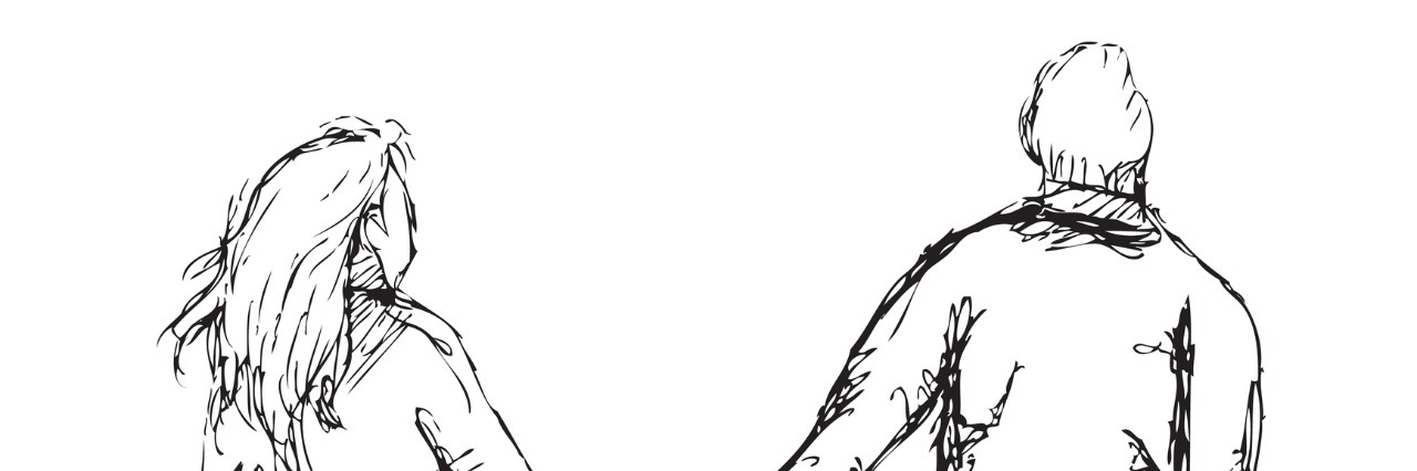 How Do You Love Someone With Bipolar Disorder? cute hand drawn young couple on a walk