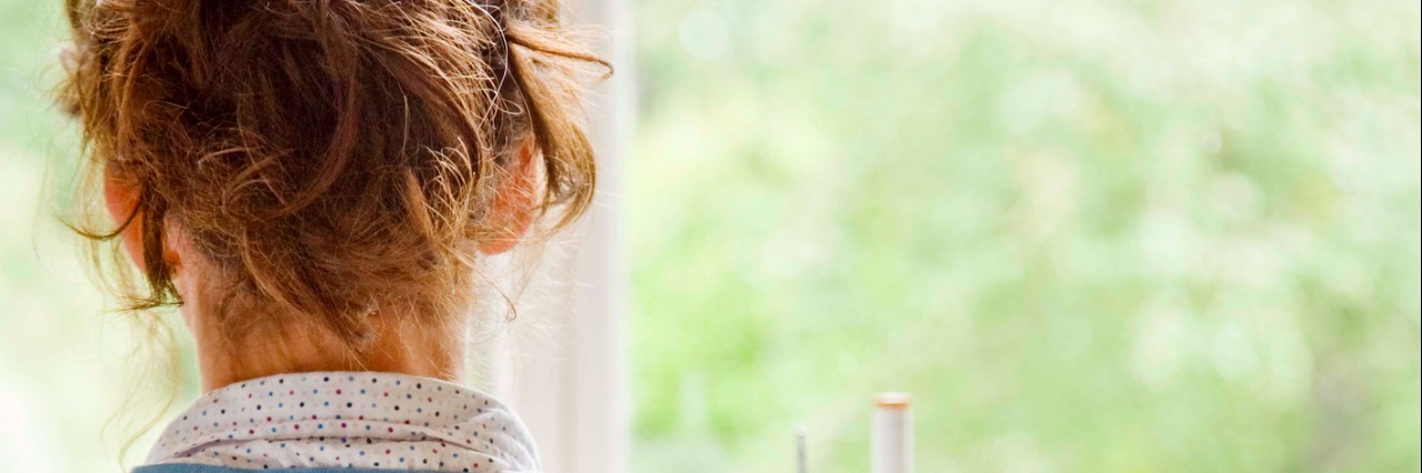 Chronic Pain: Taking Breaks and Taking More Time to Do Things Woman using sewing machine in front of window