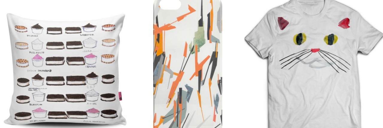 'We Are Lions' Helps Artists With Mental Illnesses and Disabilities Cookies Pillow, Satin iPhone Case , White Cat Shirt