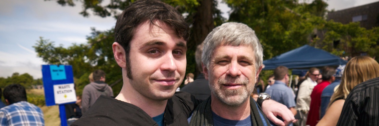 Autism: Helping My Son Share His Stories With the World Father and son at son's graduation