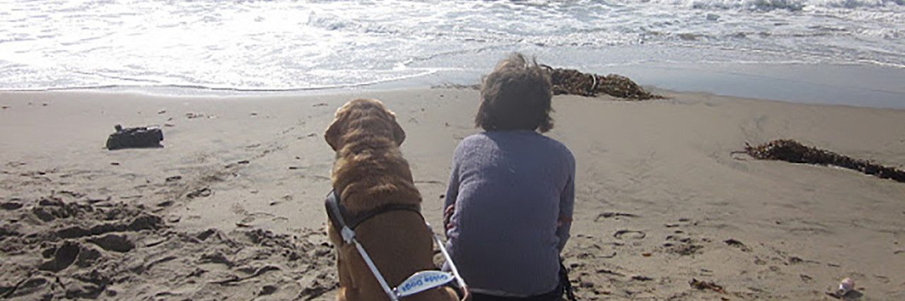 When a Store Manager Called the Police About My Guide Dog Becky and her guide dog.