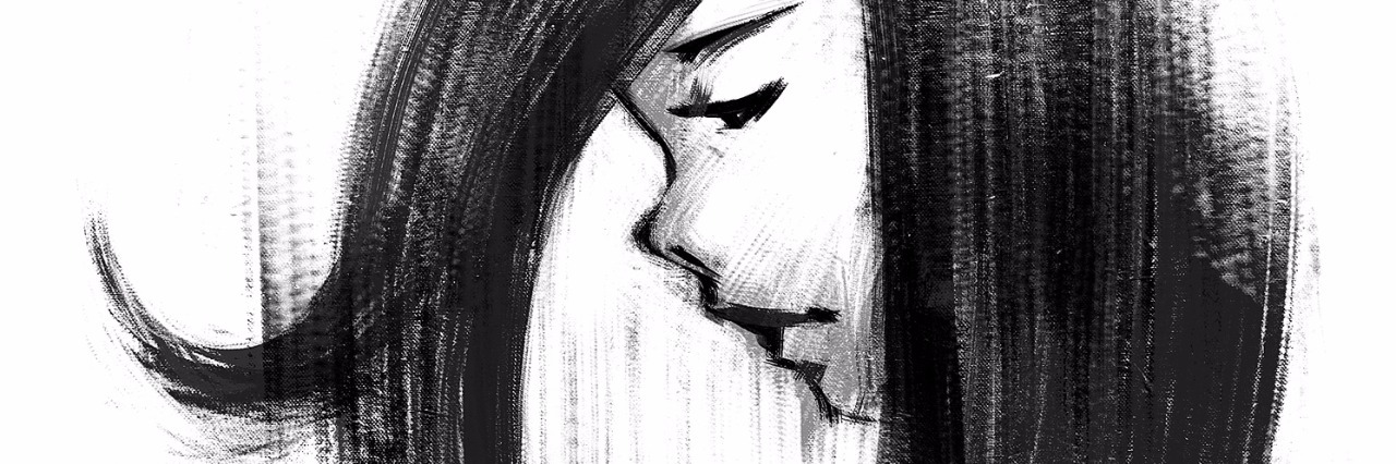 How to Emotionally Heal With Fatty Acid Oxidation Disorder digital painting of sketched beautiful girl acrylic on canvas texture