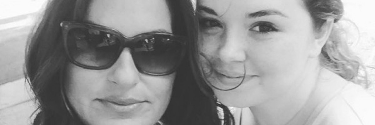 Actress Mariska Hargitay Inspires Woman's Mental Health Recovery young woman with mariska hargitay