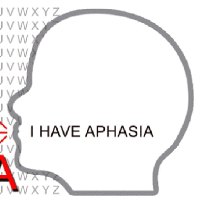 Aphasia information poster.