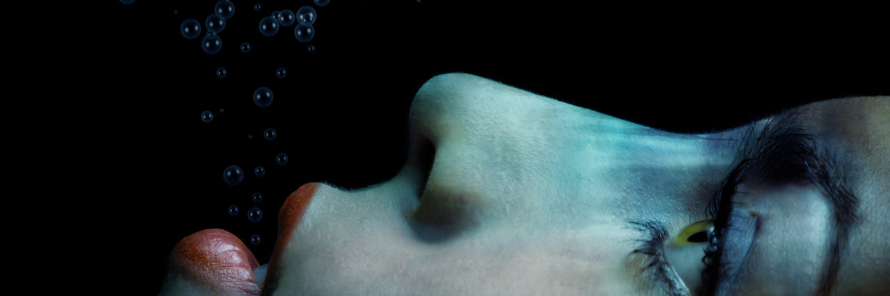 What Anxiety Feels Like When You Can't Breathe The last breath of the drowned woman under the water