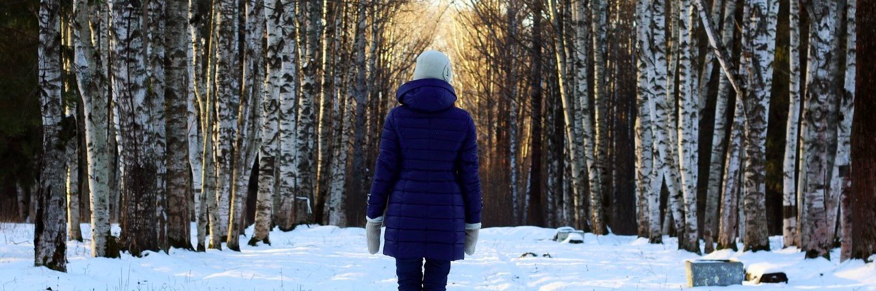 Woman With Chronic Illness Chooses Word to Help Her Navigate Her Year woman walking in the snow