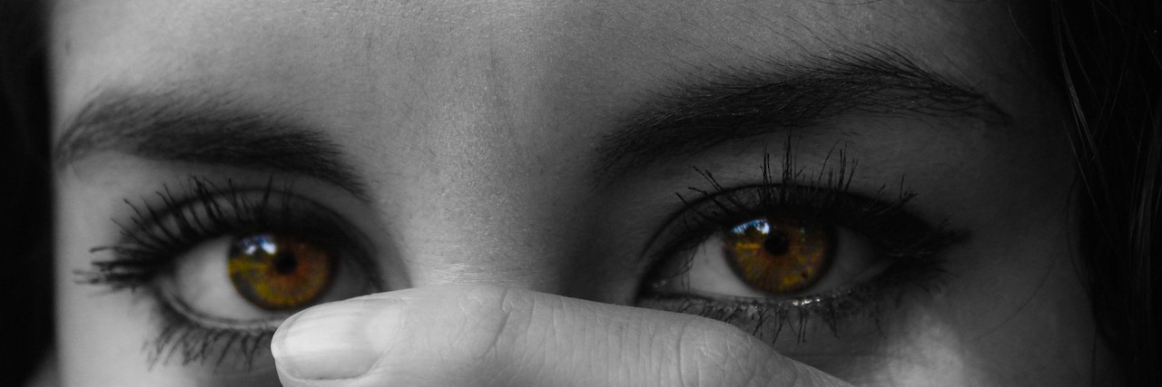 Living an Unstable Life Borderline Personality Disorder Photo shoot taken to a beautiful young woman during a break in college