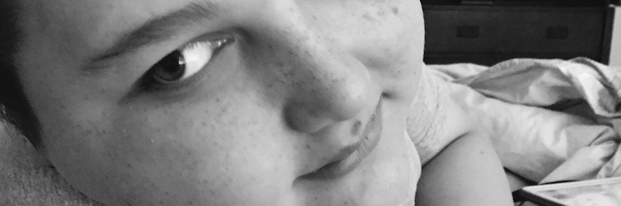 My Son With Autism: When We Opted Out of Holiday Parties black and white picture of a boy watching tv