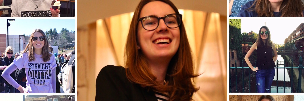 Why Eating Disorder Recovery Transformation Photos Can Be Hurtful A picture collage of the author