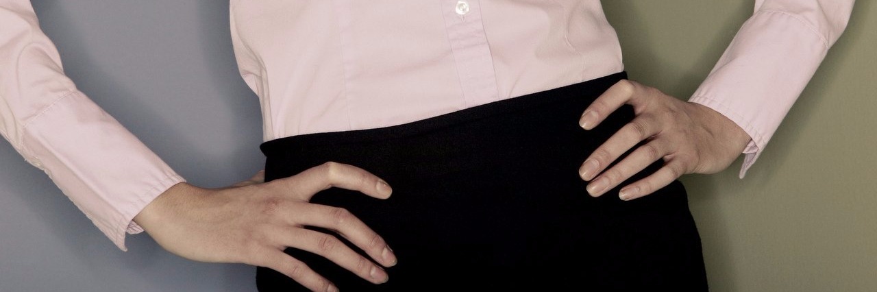 My Body Is My Partner Against Lyme Disease businesswoman with hands on hips