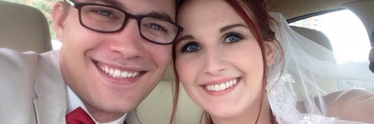 What Marriage Means for Someone With a Mental Illness A selfie of a groom and his bride