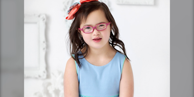 girl with down syndrome models matilda jane clothing