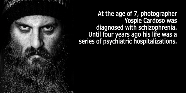 Man With Schizophrenia Takes You Into His World With Powerful Self-Portraits schizophrenia self portrait