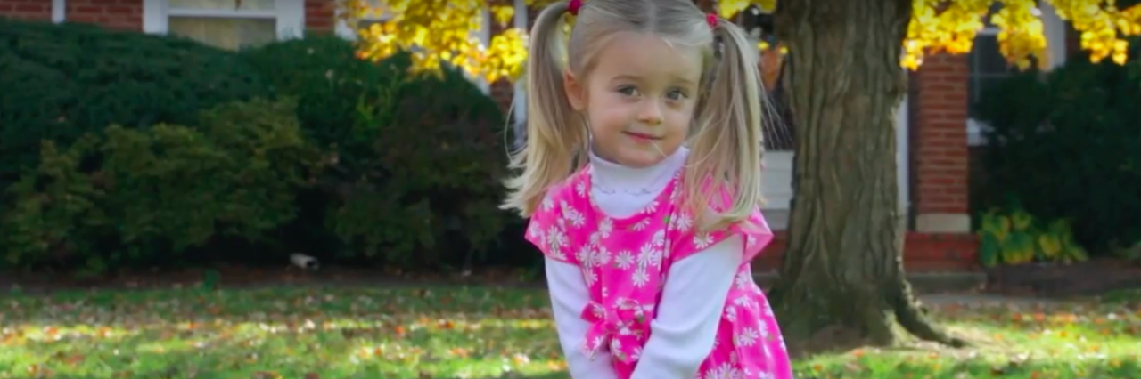 Teacher Joe Reed Helps Fund Cure for Student With Leukodystrophy, LBSL little girl with leukodystrophy