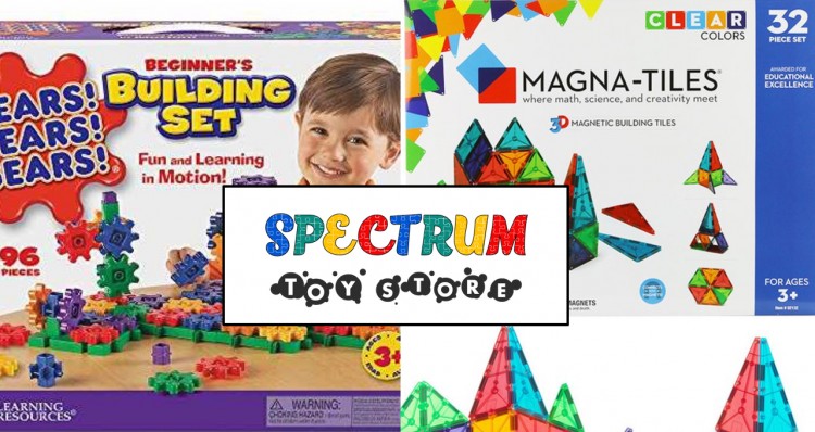 Learning Resources Gears Building Set and Magna Tiles 