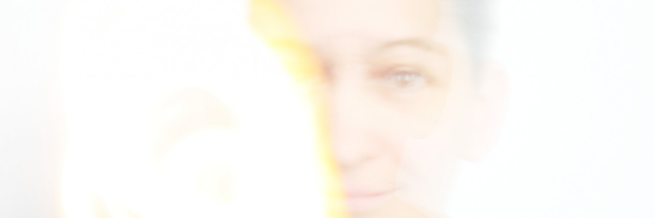 When Depression Makes Me Feel Like I Am Not Enough light painting of a woman