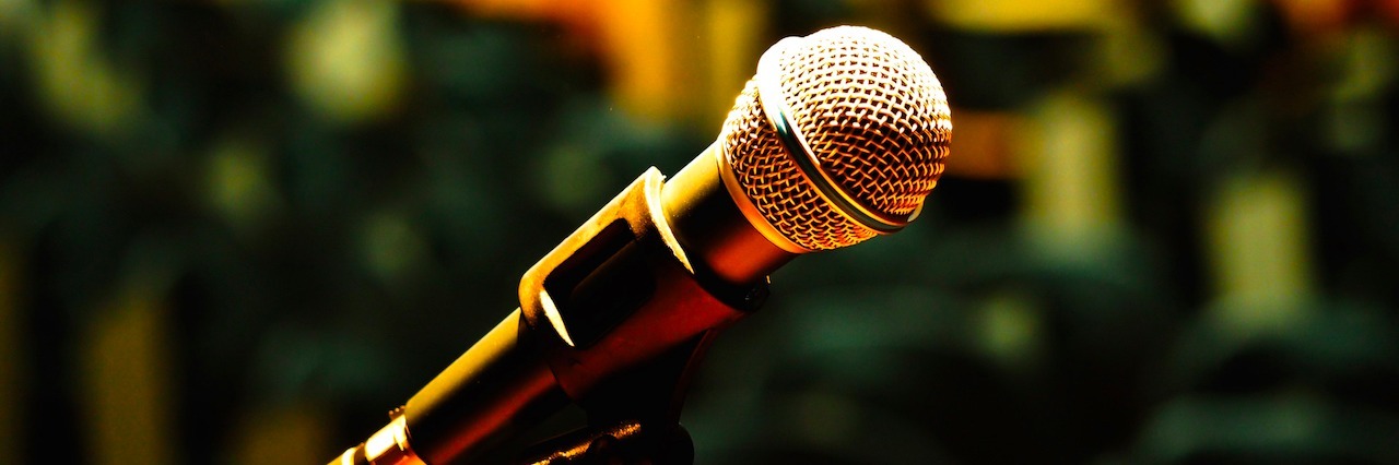 A Speech About Eating Disorders Every High School Student Should Hear A microphone in an assembly