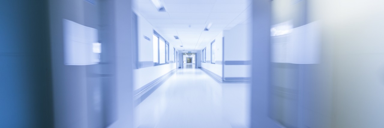 Motion Blur Hospital Corridor