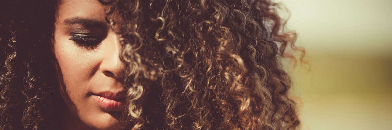 I Thought Strong Black Women Didn't Get Depression black woman looking down