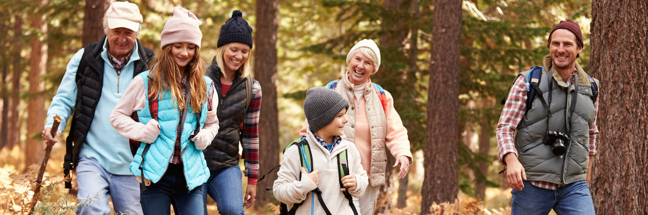 6 Tips to Help You Prepare for Family Gatherings When You Have Anxiety a family going for a hike