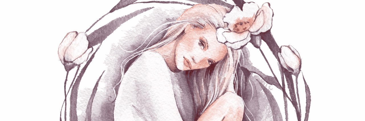 The First Time I Spoke the Words 'I Have Anorexia' girl sketch