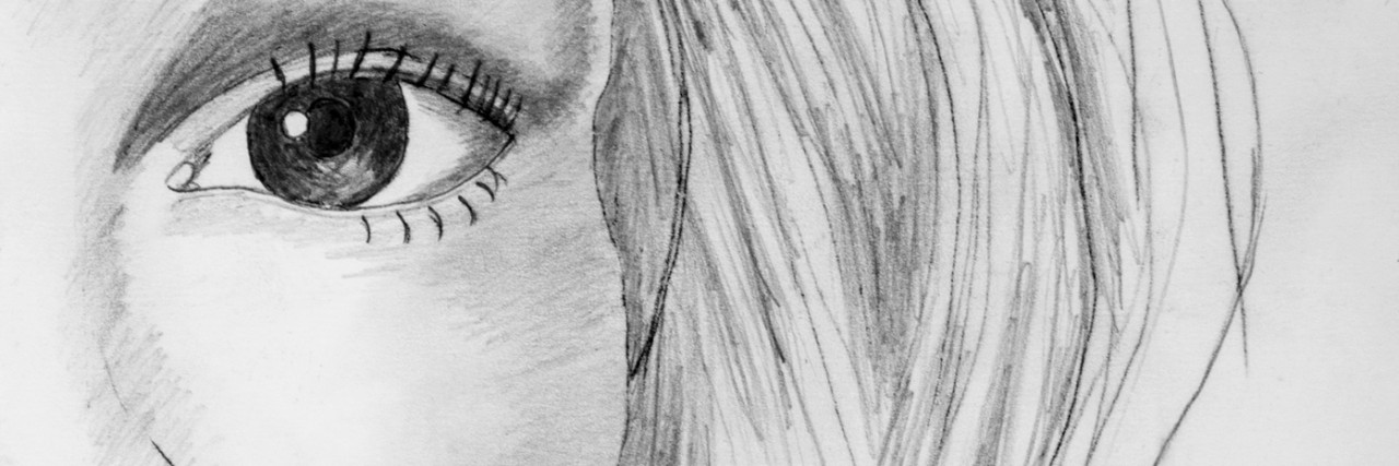5 Surprising Reasons I'm Thankful for My Mental Illnesses girl's profile sketch