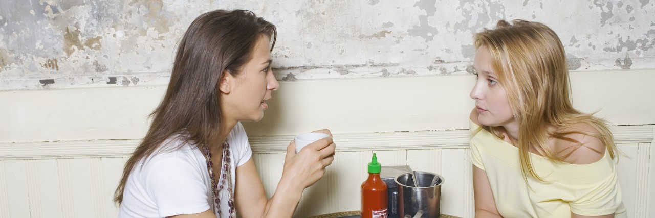 'Don't Disagree or They'll Hate You': Making Friends With BPD Women having coffee