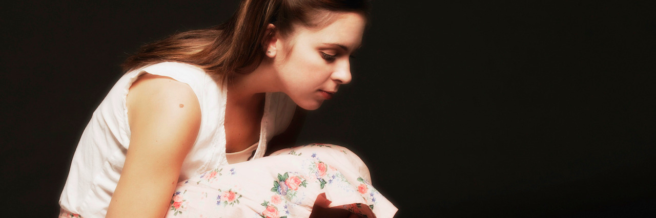 To My Younger Self Struggling With Her Anxiety Woman looking lonely