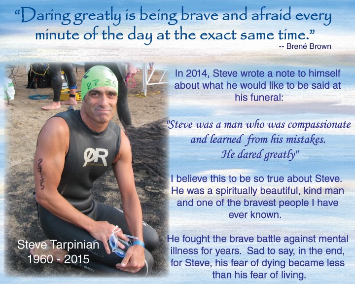 a photo of a man in swimming gear cropped into a page of text