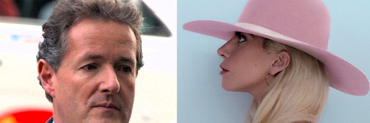 Lady Gaga Responds to Piers Morgan's Tweets About Her PTSD piers morgan and lady gaga