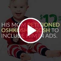 oshkosh ad behind red video play button