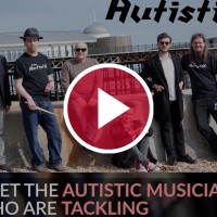 austitix band behind video play button