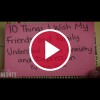 '10 Things I Wish My Friends and Family Understood About Anxiety and Depression By Haley French'
