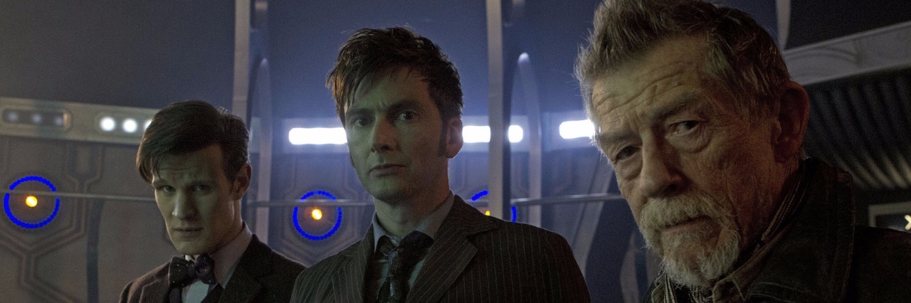 How Doctor Who Became the Perfect Remedy to My Chronic Illnesses matt smith, david tennant and john hurt from doctor who