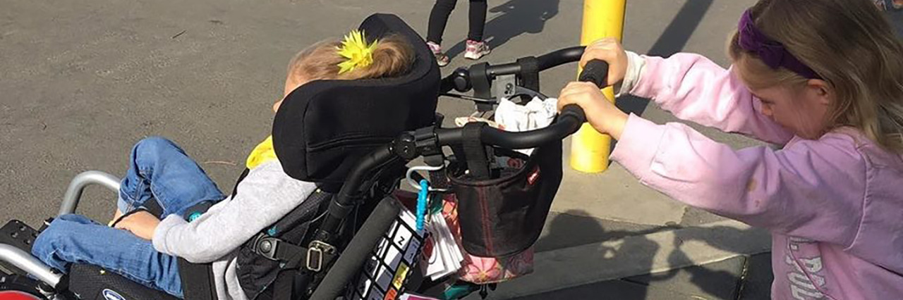 Letter to My Senator About My Child With a Disability Emerson on the playground.