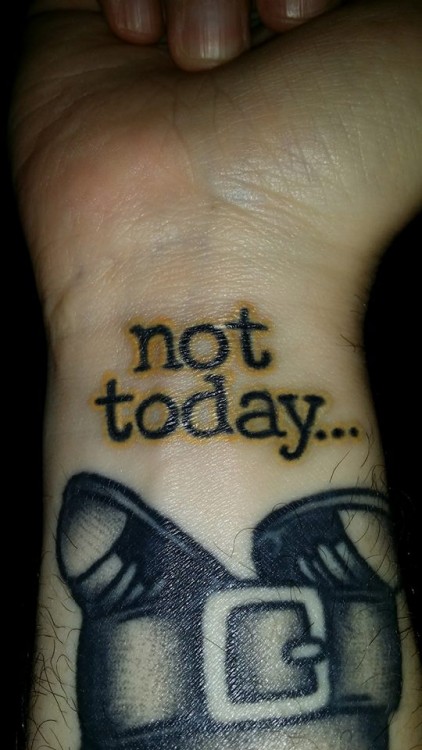 Bex Edwards Tattooist - NOT TODAY SATAN, NOT TODAY! @wellssadie . . #tattoo  #nottodaysatan #biancadelrio @thebiancadelrio #tradtattoo #gravestonetattoo  #coffintattoo #moontattoo #battattoo #dragracetattoo @rupaulsdragrace . .  @blackclaw | Facebook